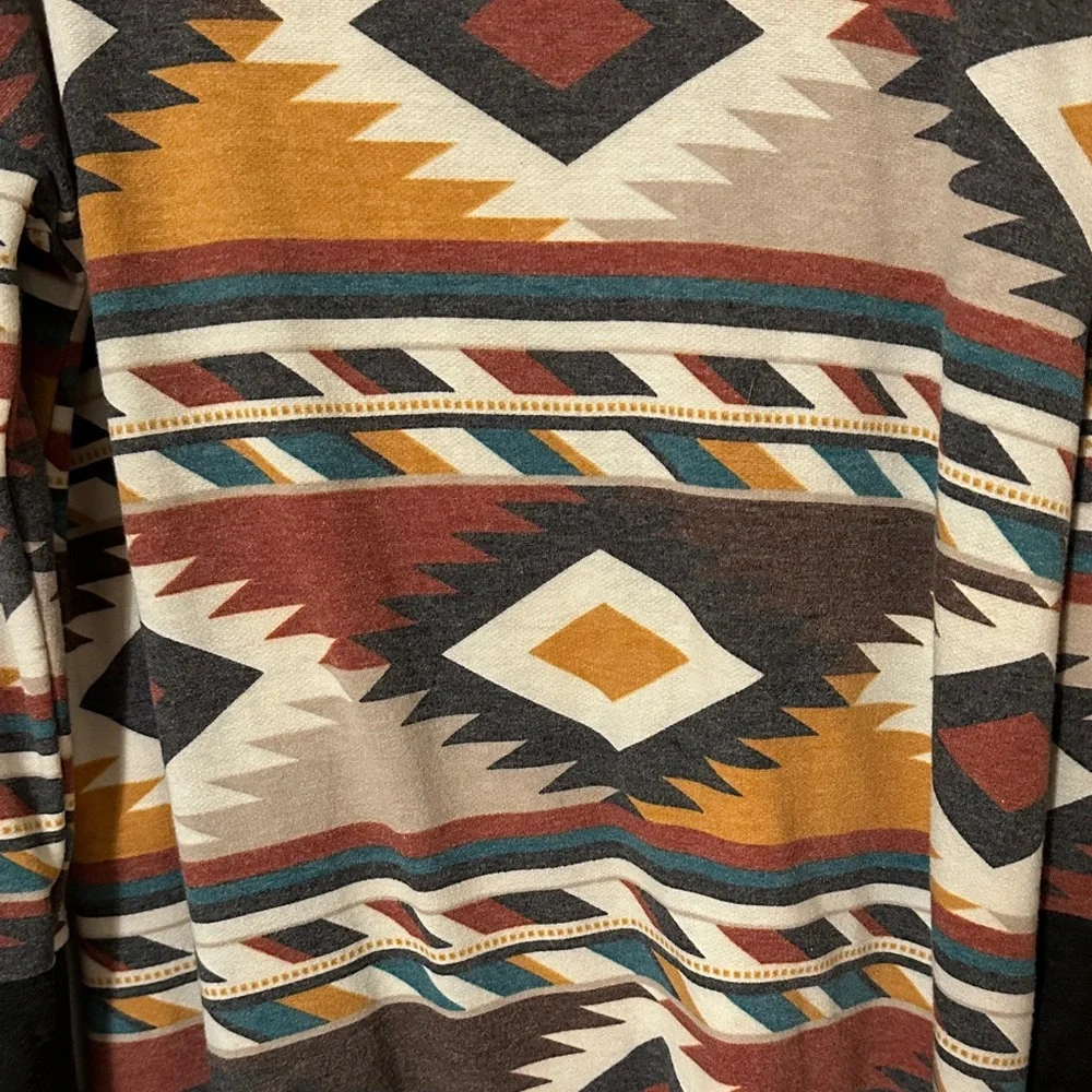 HEIMISH USA Multicolor Geometric Long Sleeve Top - Picture 3 of 5